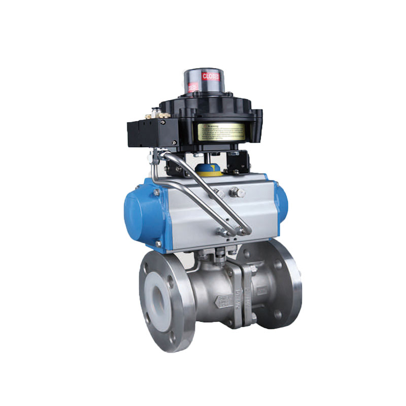 Fluorine-Lined O-Type Ball Valve